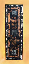 Shibori Discharge Textile by Pat Worley