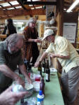 Fundraising fun at the Santa Cruz Mountains Art Center, Ben Lomond, California