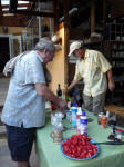 Fundraising fun at the Santa Cruz Mountains Art Center, Ben Lomond, California